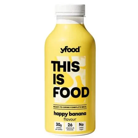 Bautura imbogatita cu vitamine si minerale, cu aroma de banane This is Food, 500 ml, Yfood — preț și oferte