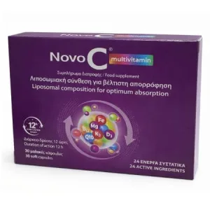 Multivitamine lipozomale Novo C, 30 capsule gelatinoase moi, ND Medhealth