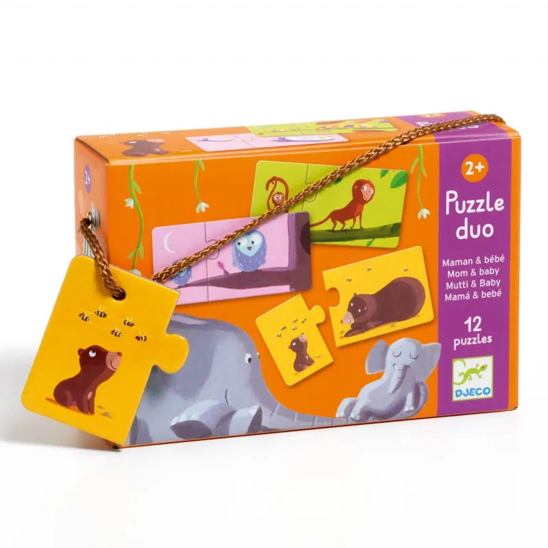 Puzzle duo Djeco Mama si puiul — preț și oferte