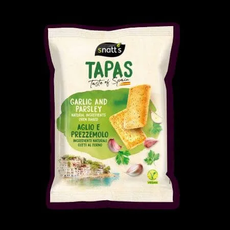 Snacks cu usturoi si patrunjel Tapas, 80 g, Grefusa — preț și oferte