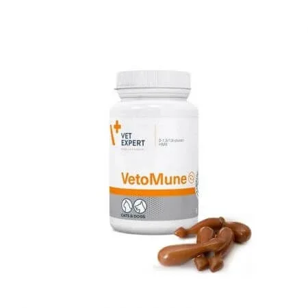 Suplimente de imunitate pentru caini si pisici VetoMune Twist Off, 60 capsule, VetExpert — preț și oferte