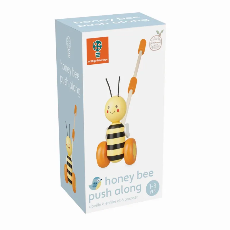 Jucarie de impins albinuta, Orange Tree Toys — preț și oferte
