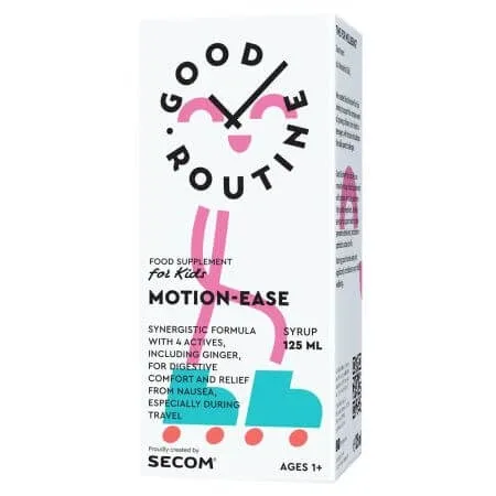Sirop pentru rau de miscare Motion-Ease Good Routine, 125 ml, Secom — preț și oferte