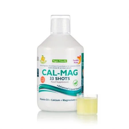 Cal-Mag Lichid, 500 ml, Swedish Nutra — preț și oferte