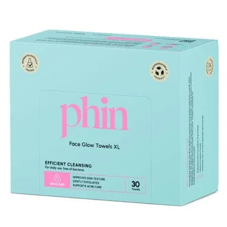 Prosoape faciale Glow Towels, XL, 30 bucati, Phin — preț și oferte