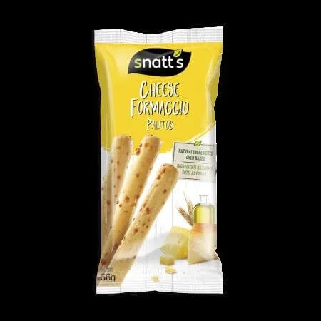 Grisine cu branza si ulei de masline Snatt's, 56 g, Grefusa — preț și oferte