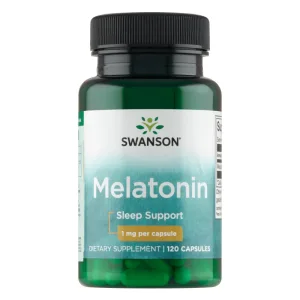Swanson Melatonin, melatonină 1 mg, 120 capsule