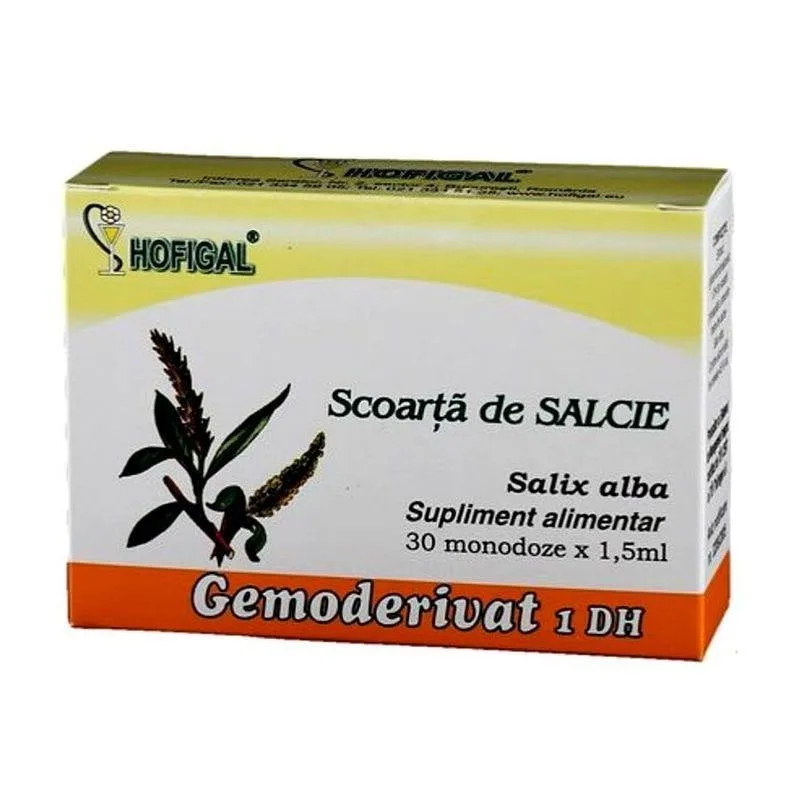 HOFIGAL Gemoderivat Scoarta de salcie, 30 monodoze — preț și oferte