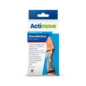 Actimove Professional Line Orteză de stabilizare a încheieturii mâinii cu întărire și compresie medicală (L) dreapta alb