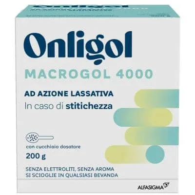 Onligol macrogol 4000 200 g cu lingură de măsurare fără zahăr — preț și oferte