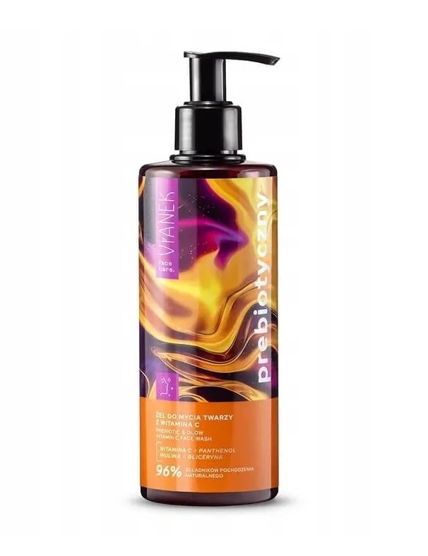 Gel de spălare facială prebiotic Vianek cu vitamina C, 300 ml — preț și oferte