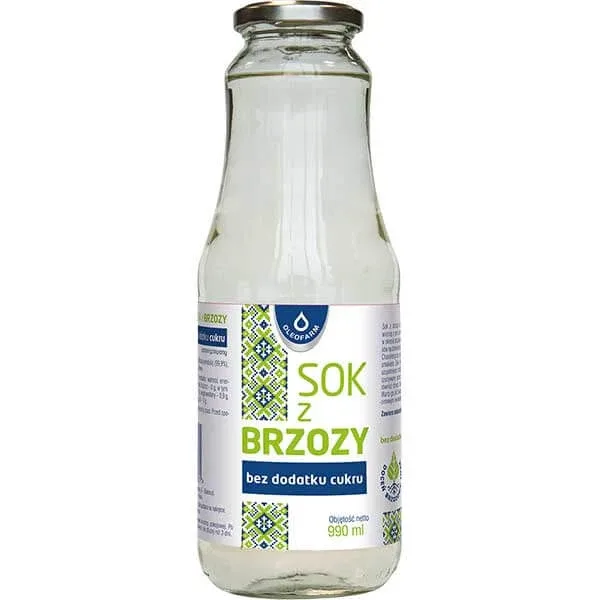 Suc de mesteacăn Oleofarm, fără adaos de zahăr, 990 ml — preț și oferte