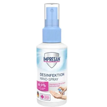 Spray dezinfectant pentru maini Impresan, 100 ml, Heitmann — preț și oferte