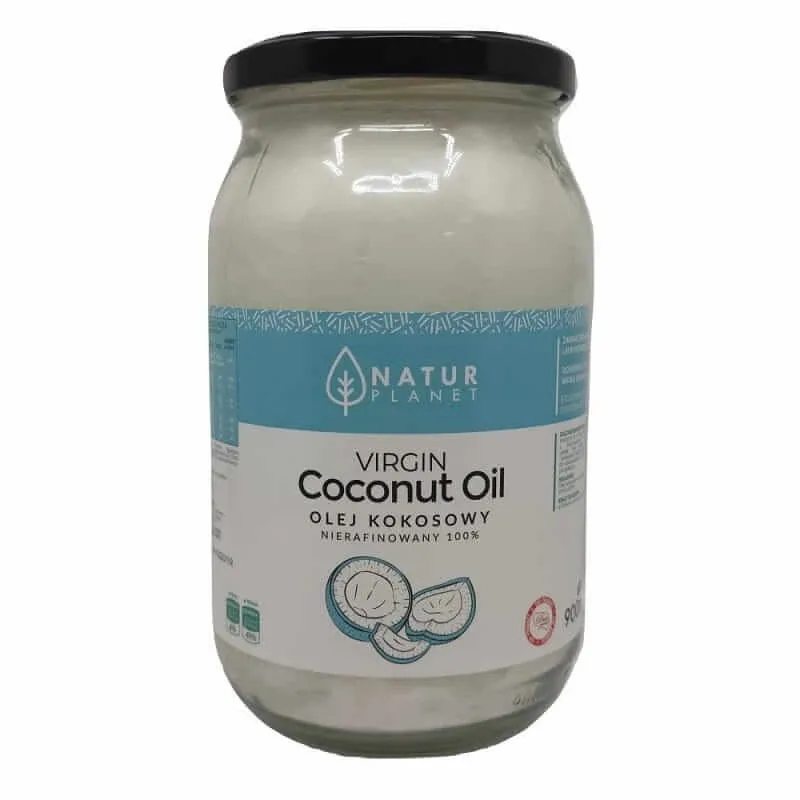 Ulei de nucă de cocos nerafinat 900ml Natur Planet — preț și oferte