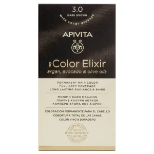 Apivita My Color Elixir Permanent Hair Color N3.0 Maro închis