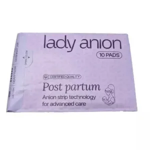 Absorbante Post Partum, 10 bucati, Lady Anion