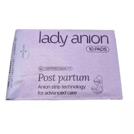 Absorbante Post Partum, 10 bucati, Lady Anion — preț și oferte