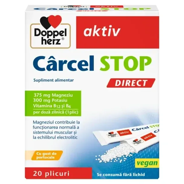 Cârcel STOP Direct, 20 plicuri, Doppelherz aktiv — preț și oferte