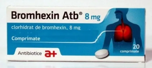 Bromhexin 8 mg, Antibiotice SA | 20 comprimate — preț și oferte