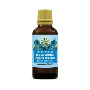 Ulei de chimen negru egiptean presat la rece, 50 ml, Herbavit