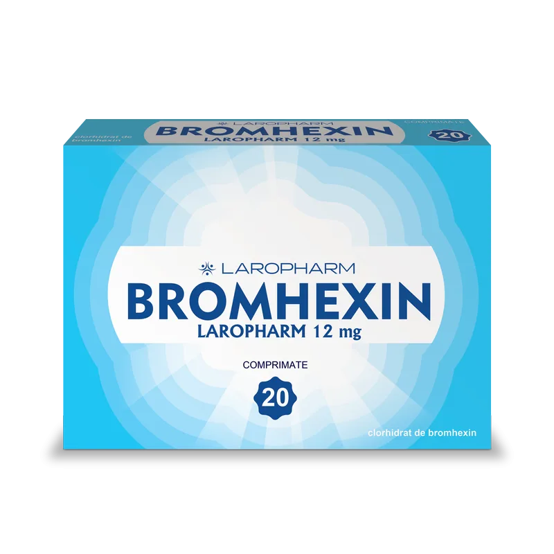 Bromhexin, Laropharm | 12mg x 20 comprimate — preț și oferte