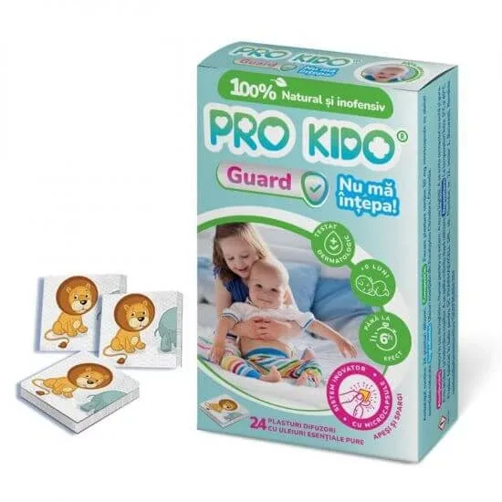 Plasturi Nu ma intepa, 24 plasturi difuzori, Pro Kido Guard — preț și oferte
