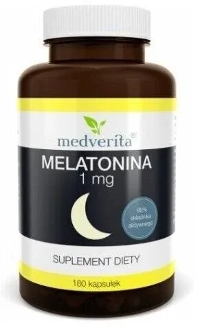 Medverita Melatonină 1 mg 180 capsule