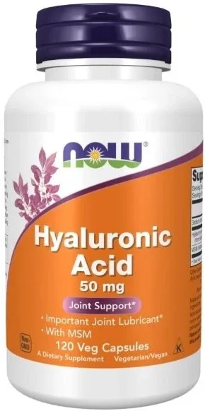 Now Foods Acid hialuronic 50 mg 120 capsule — preț și oferte