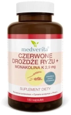 Medverita Drojdie roșie de orez+ 180 capsule