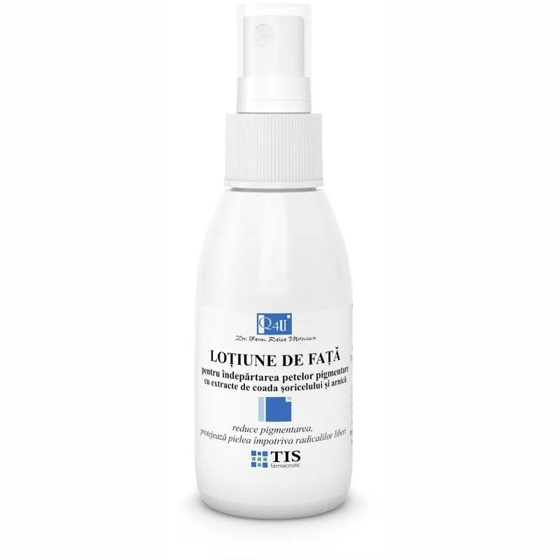 Lotiune de fata contra petelor Q4U, 50 ml, Tis Farmaceutic — preț și oferte