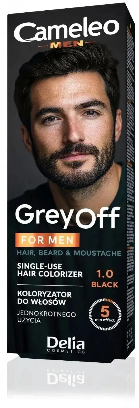 DELIA CAMELEO MEN GREY OFF Vopsea de păr 3.0 Brun închis ... Delia Cosmetics — preț și oferte