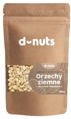 D-nuts Arahide fără sare premium 500 g