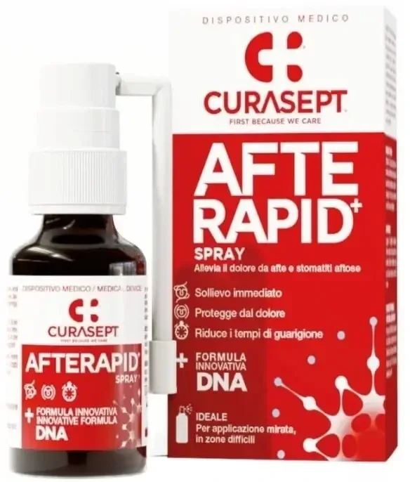 INDENT Curasept Afte Rapid Aphthous Spray 15 ml — preț și oferte