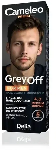 DELIA CAMELEO MEN GREY OFF Vopsea pentru păr, barbă și mustață ... Delia Cosmetics — preț și oferte
