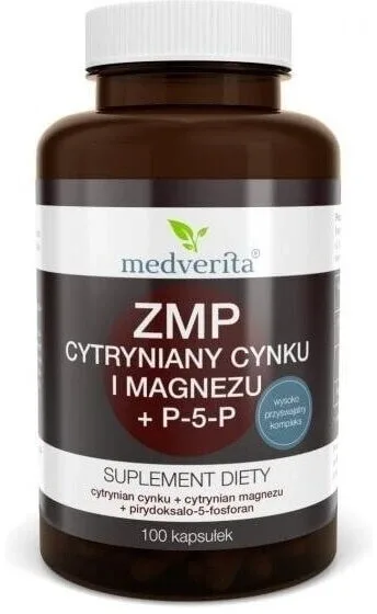 Medverita ZMP citrați de zinc și magneziu + P-5-P 100 ... — preț și oferte
