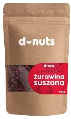 D-nuts Merișoare uscate 500 g — preț și oferte