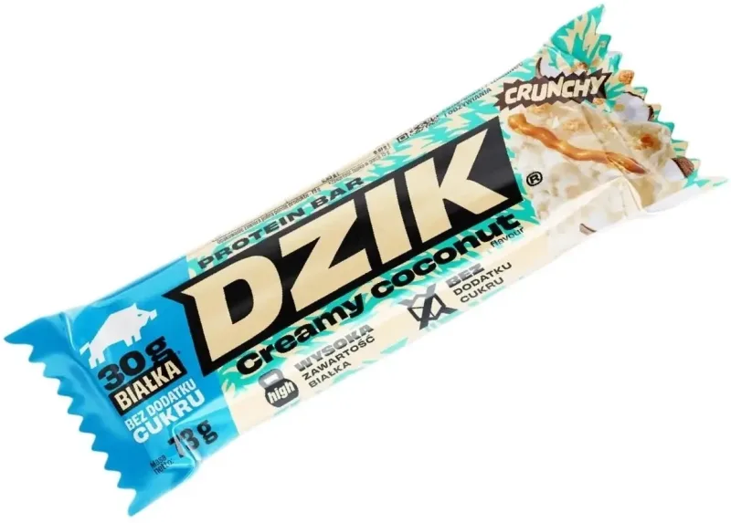 WK DZIK Baton proteic nucă de cocos cremoasă 73 g — preț și oferte