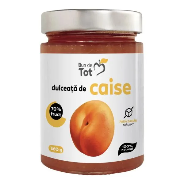 Bun de Tot Dulceata Caise, fara zahar, Dacia Plant | 360 g — preț și oferte