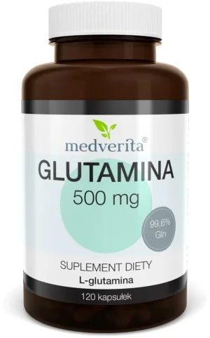 Glutamină L-glutamină 500 mg 120 capsule