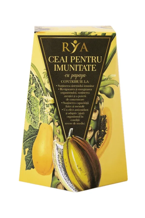 Ceai pentru imunitate cu papaya, 60 g, Rya Vita — preț și oferte