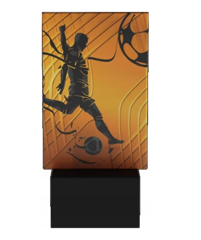 Min-Line Amber, Trofeu din sticlă - Fotbal / Shooter, AG1-12/SOC1 — preț și oferte