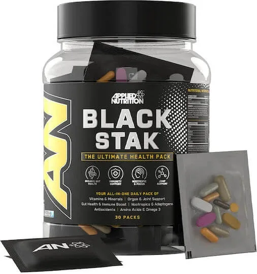 Applied Nutrition Black Stak The Ultimate Health Pack Supliment pentru Întărirea Sistemului Imunitar 30 pliculețe — preț și oferte