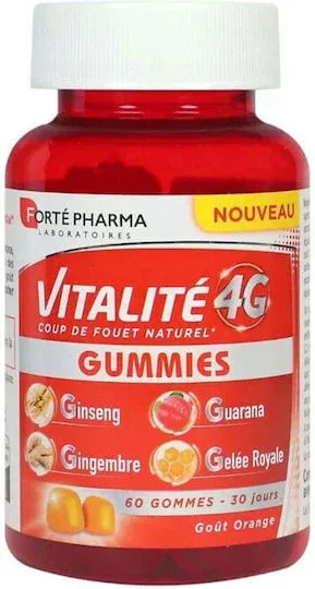 Forte Pharma Vitalite 4g Supliment Alimentar Special 60 bomboane de jeleu Portocaliu — preț și oferte