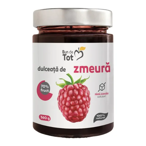 Bun de Tot Dulceata Zmeura, fara zahar, Dacia Plant | 360 g — preț și oferte