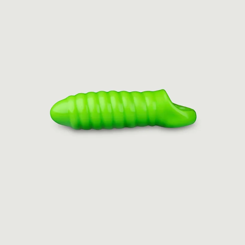 Swirl Thick Stretchy Glow In The Dark Penis Sheath - Verde — preț și oferte