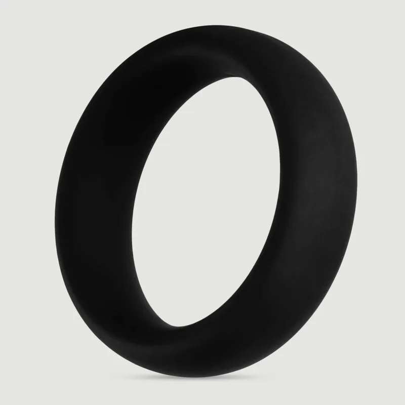 Forto F-64 Inel de penis mediu din silicon cu lățimea de 45 mm - negru — preț și oferte