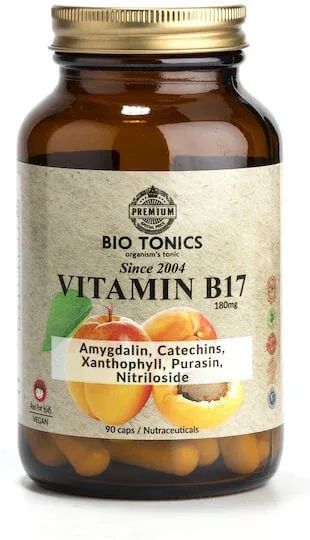 Bio Tonics Vitamin B17 Vitamina pentru Sănătatea Sistemului Nervos 180mg 90 capsule veget — preț și oferte