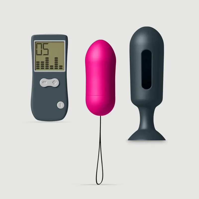 Genious Secret Dop de fund vibrator controlat de la distanță - roșu/negru — preț și oferte