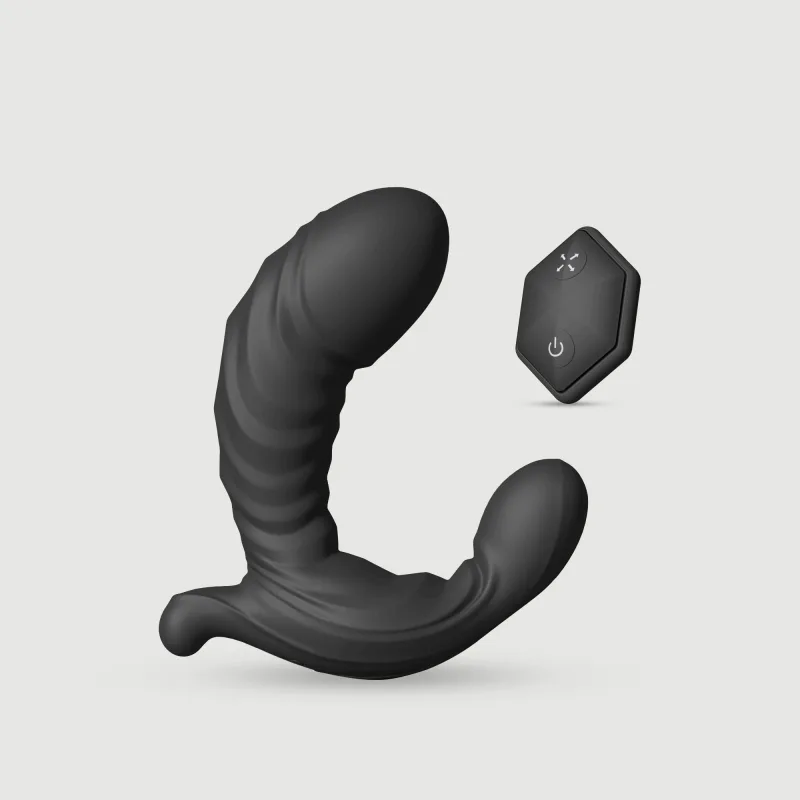 Ultimate Expand Vibrator de prostată extensibil cu telecomandă - negru — preț și oferte