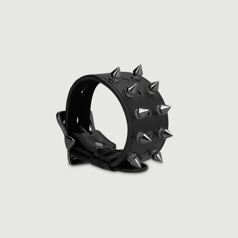 Brățară Ouch Skulls and Bones cu țepi - negru — preț și oferte